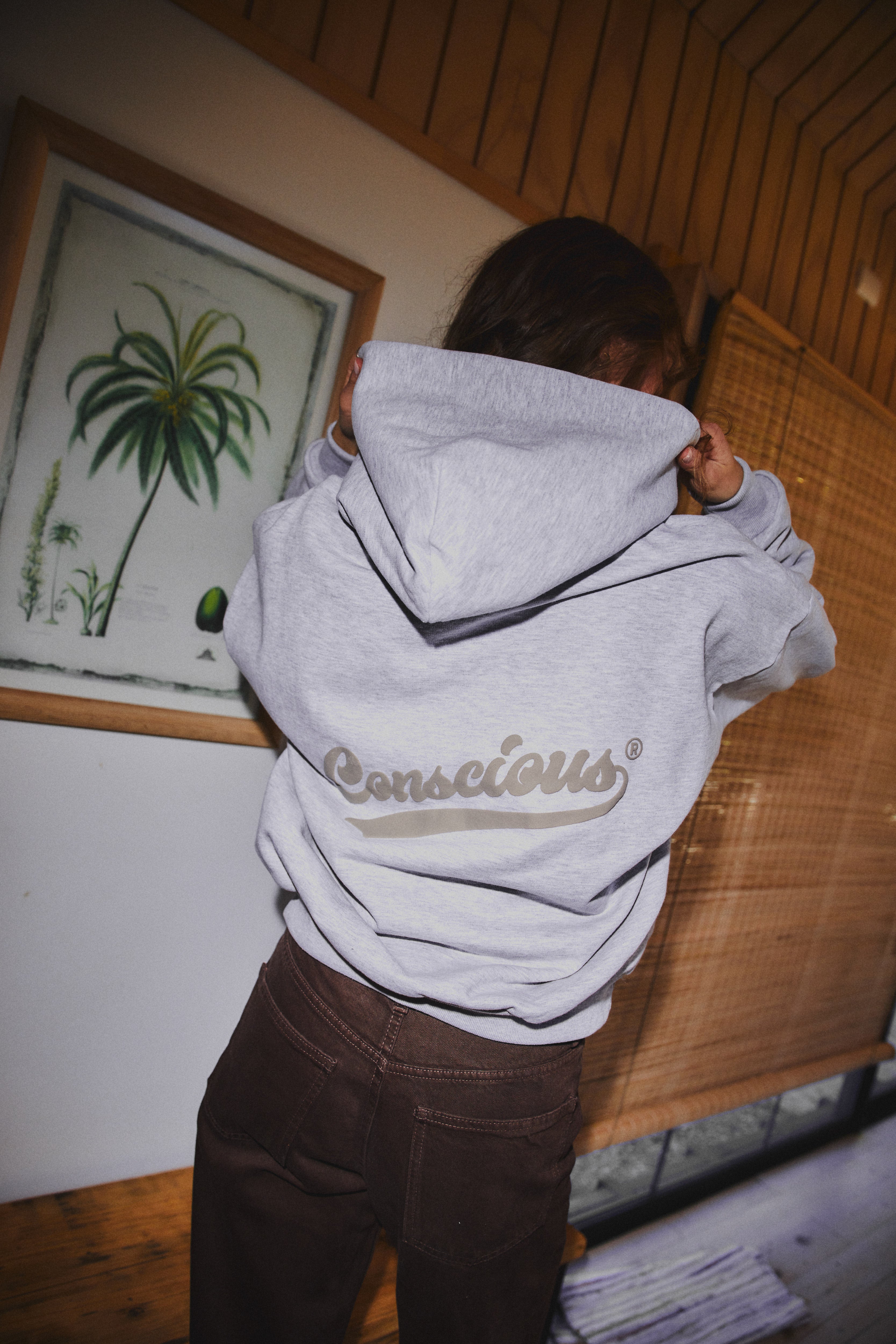 HOODIE CONS ® STONE GRAY