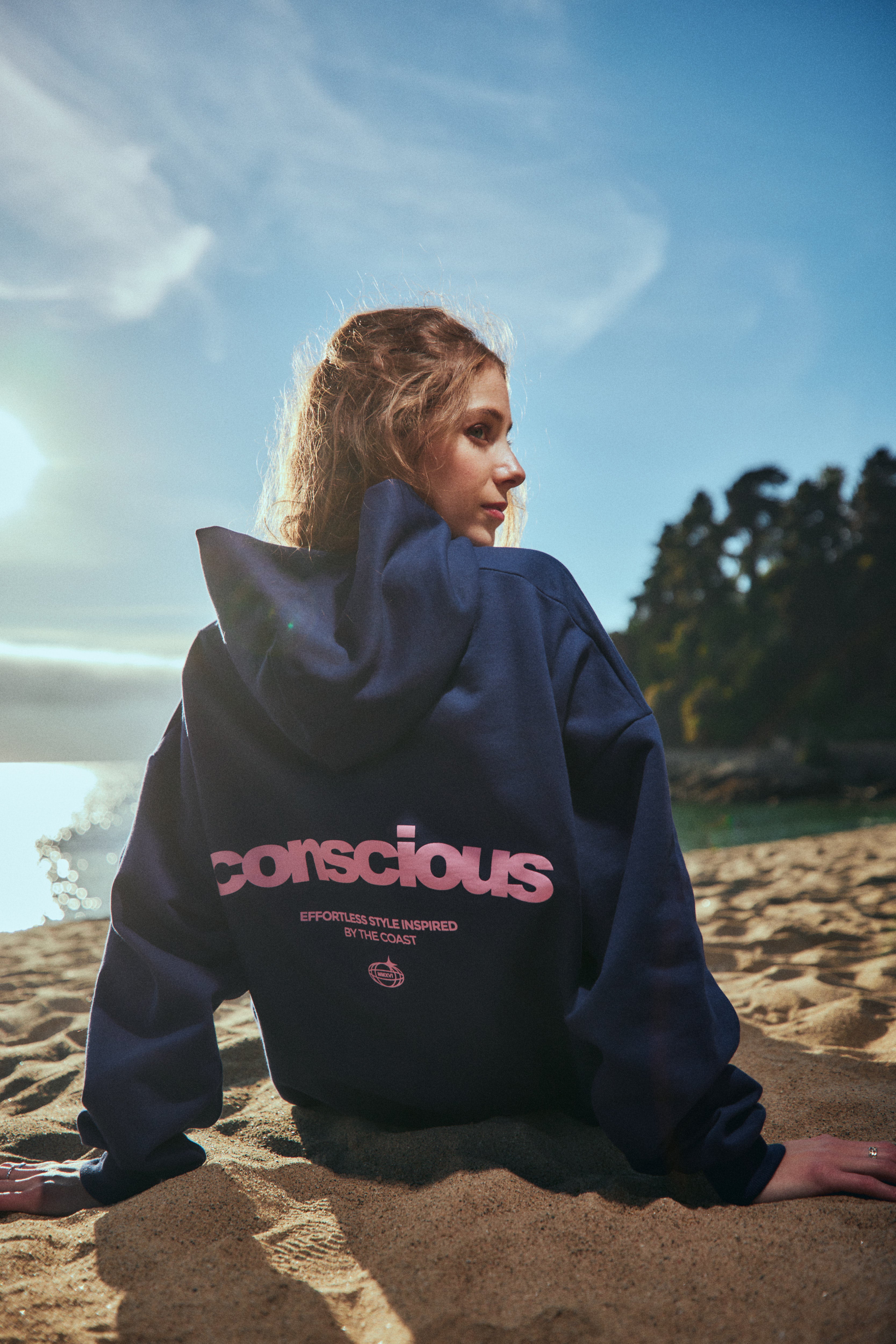 HOODIE CONS COAST BLUE