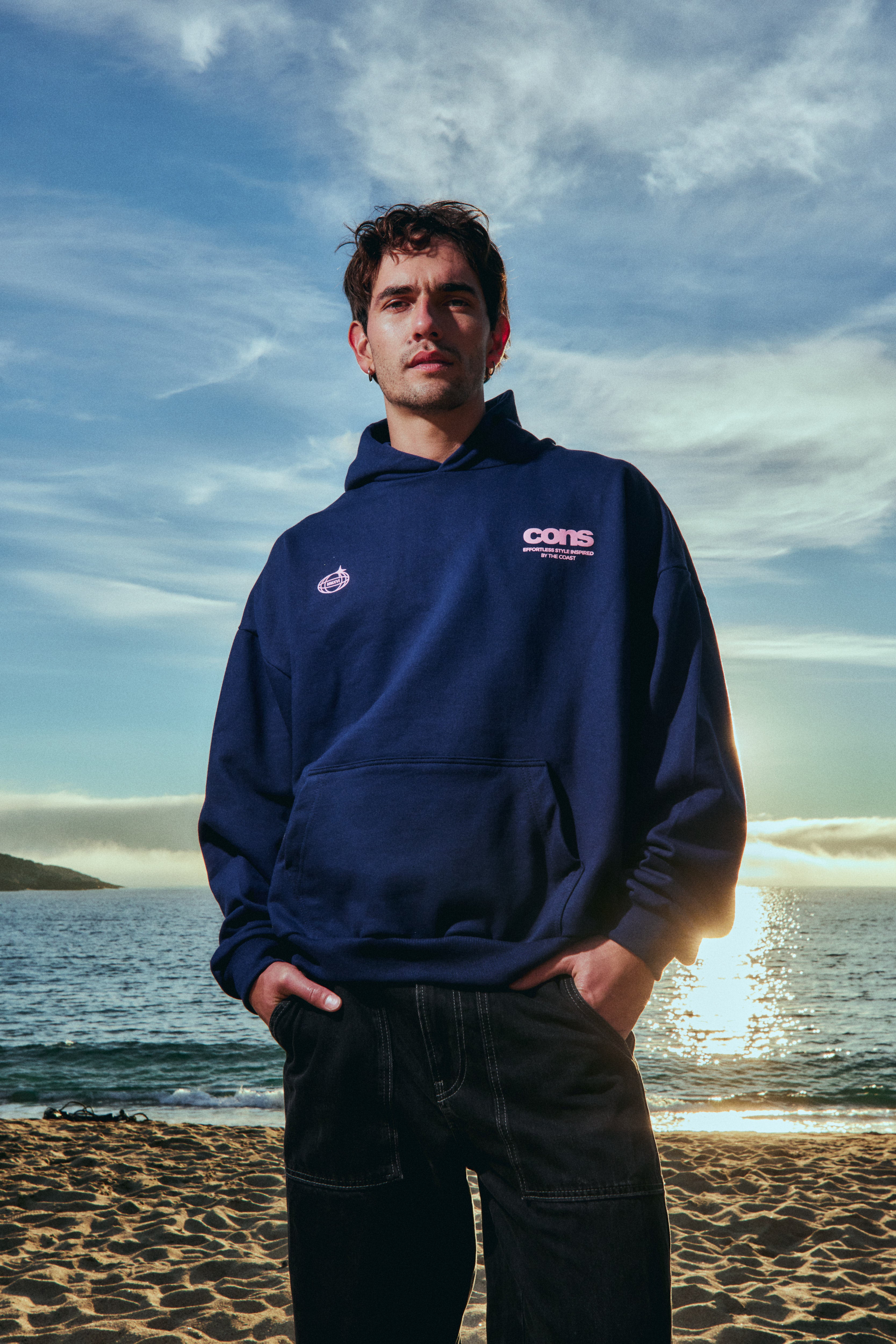 HOODIE CONS COAST BLUE