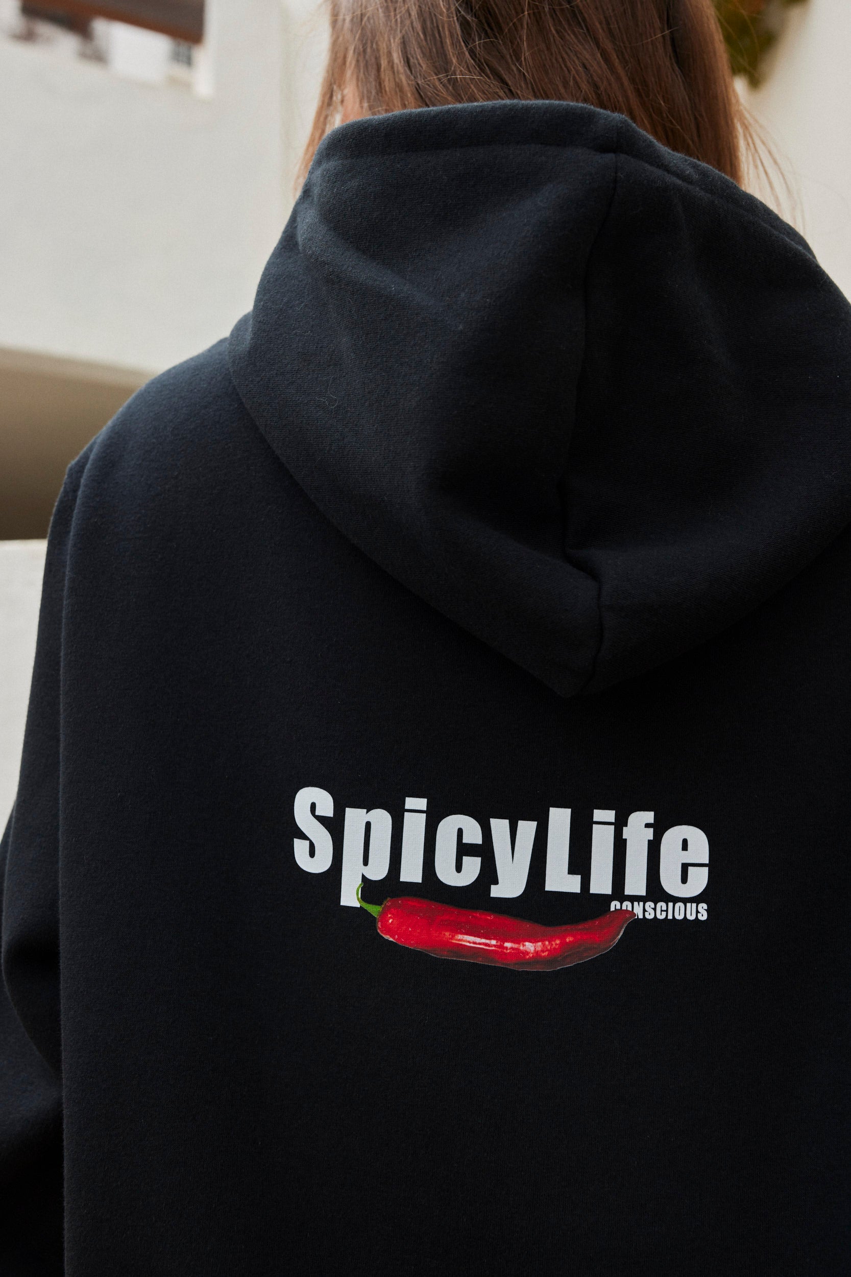 HOODIE SPICYLIFE NEGRO