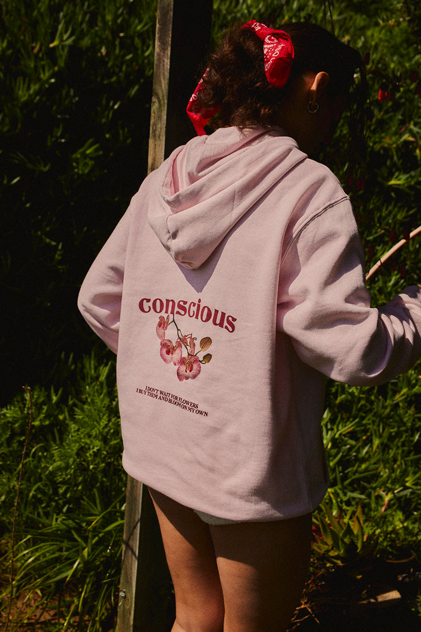 HOODIE ORQUIDEAS ROSA
