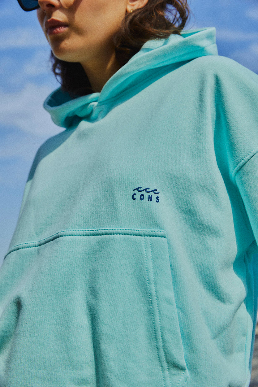 HOODIE FULL MINT BOXY FIT