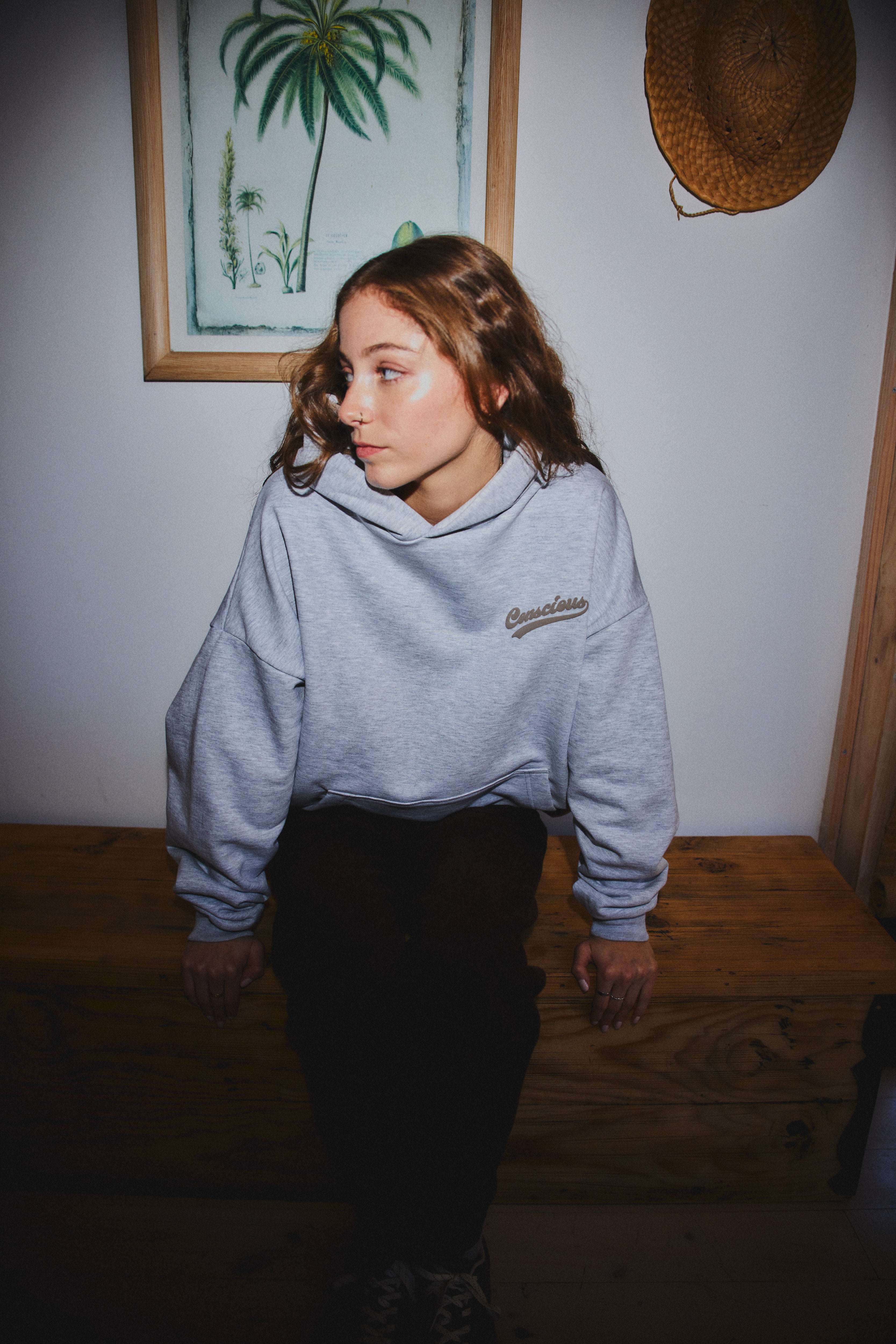 HOODIE CONS ® STONE GRAY