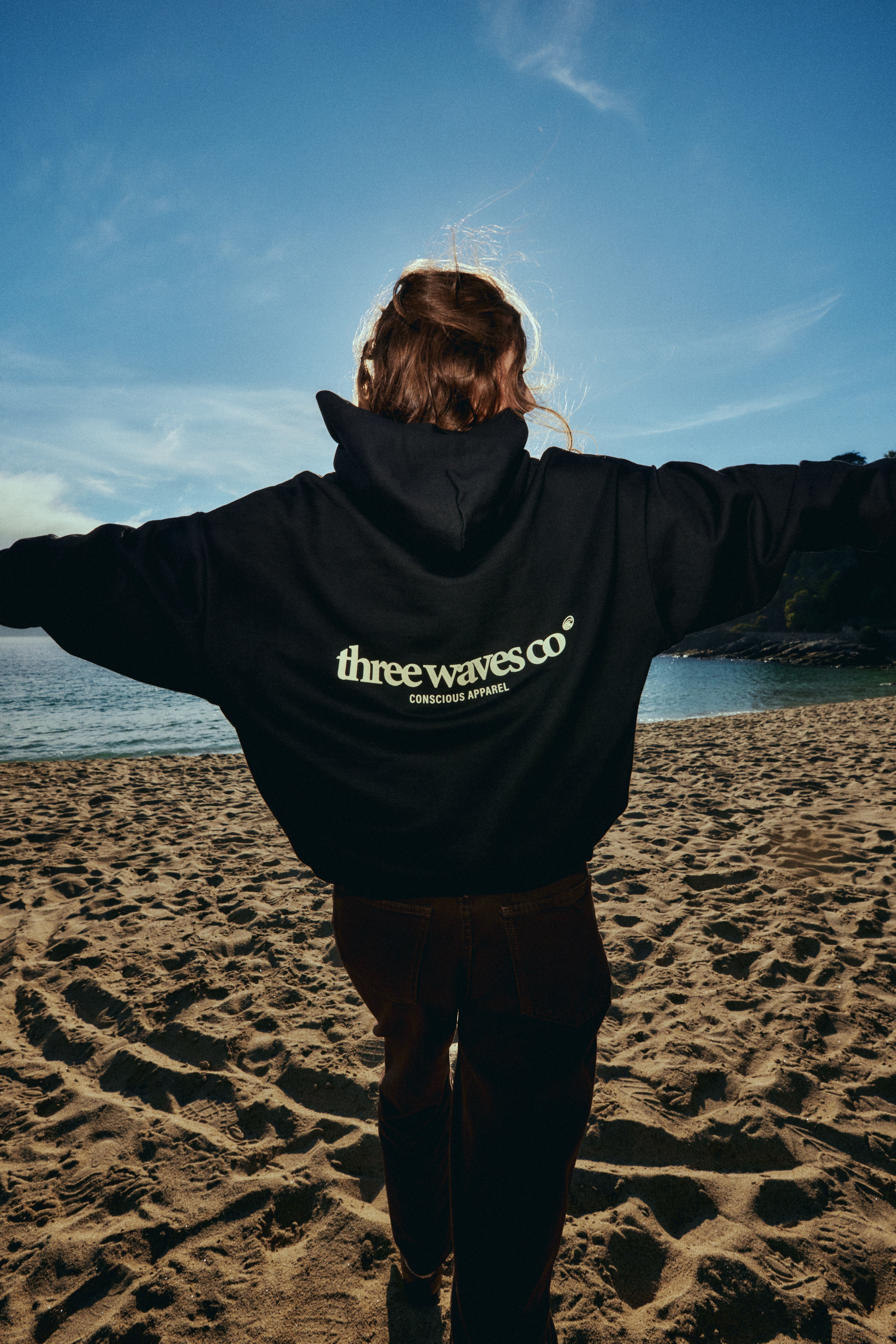 HOODIE WAVE NEGRO
