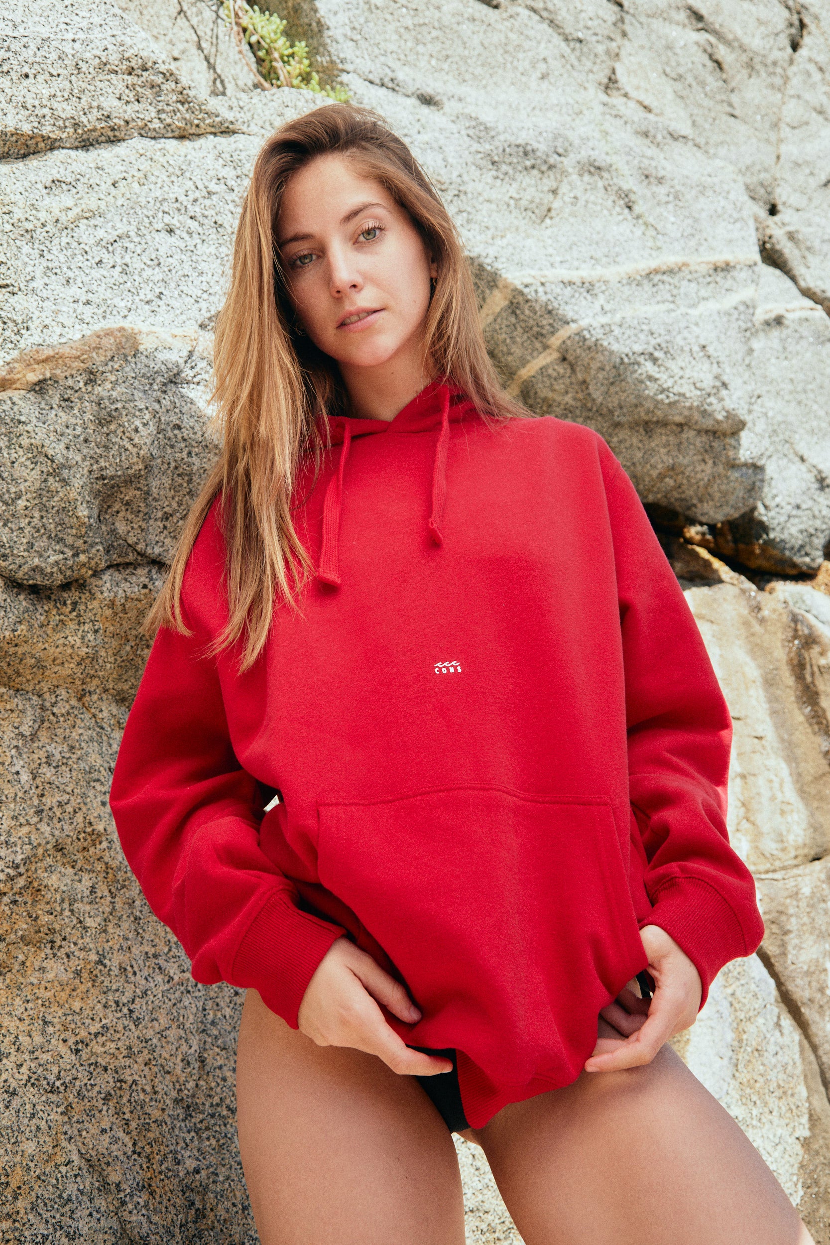 HOODIE HAWAII VIBES ROJO