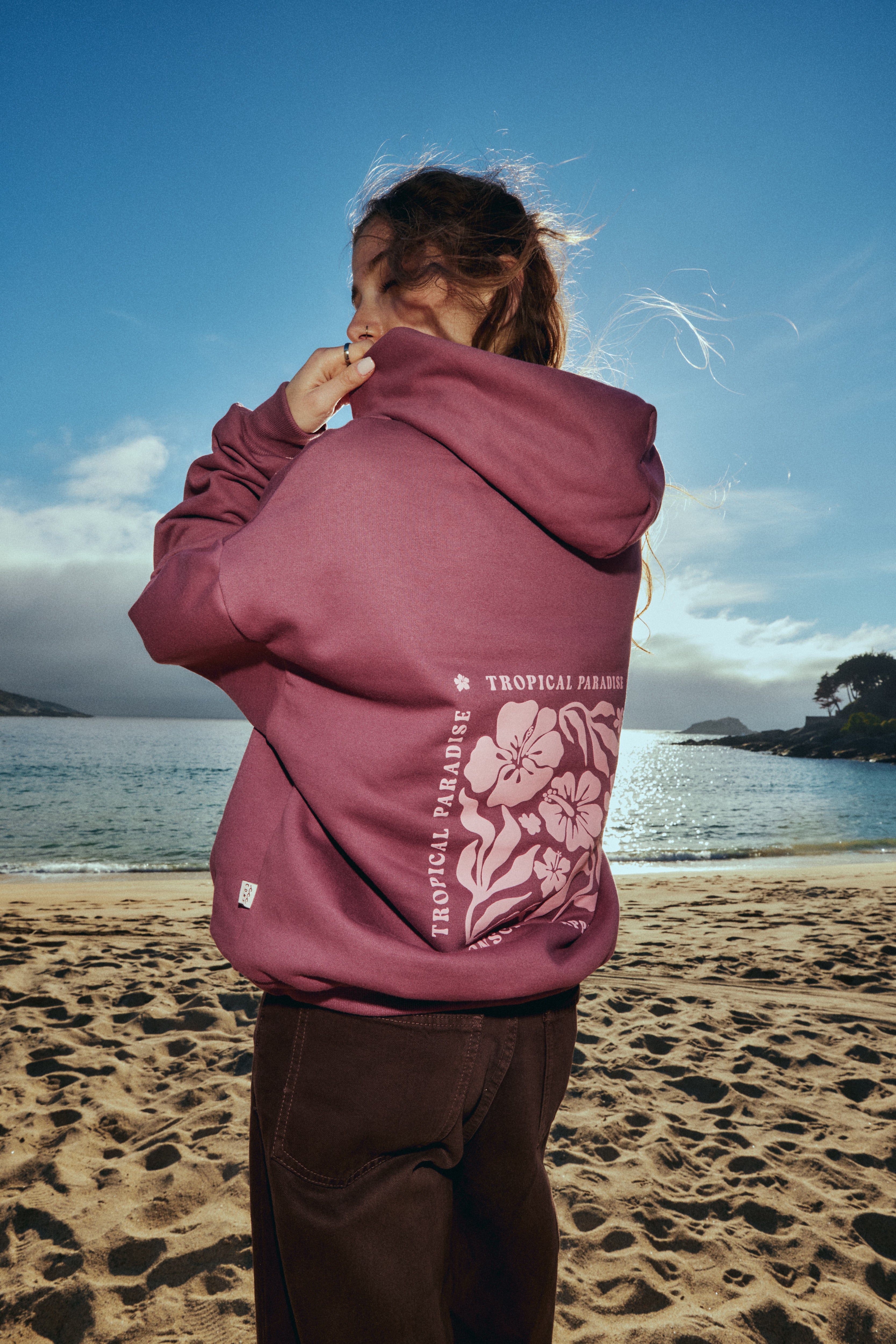 HOODIE PARADISE MALVA