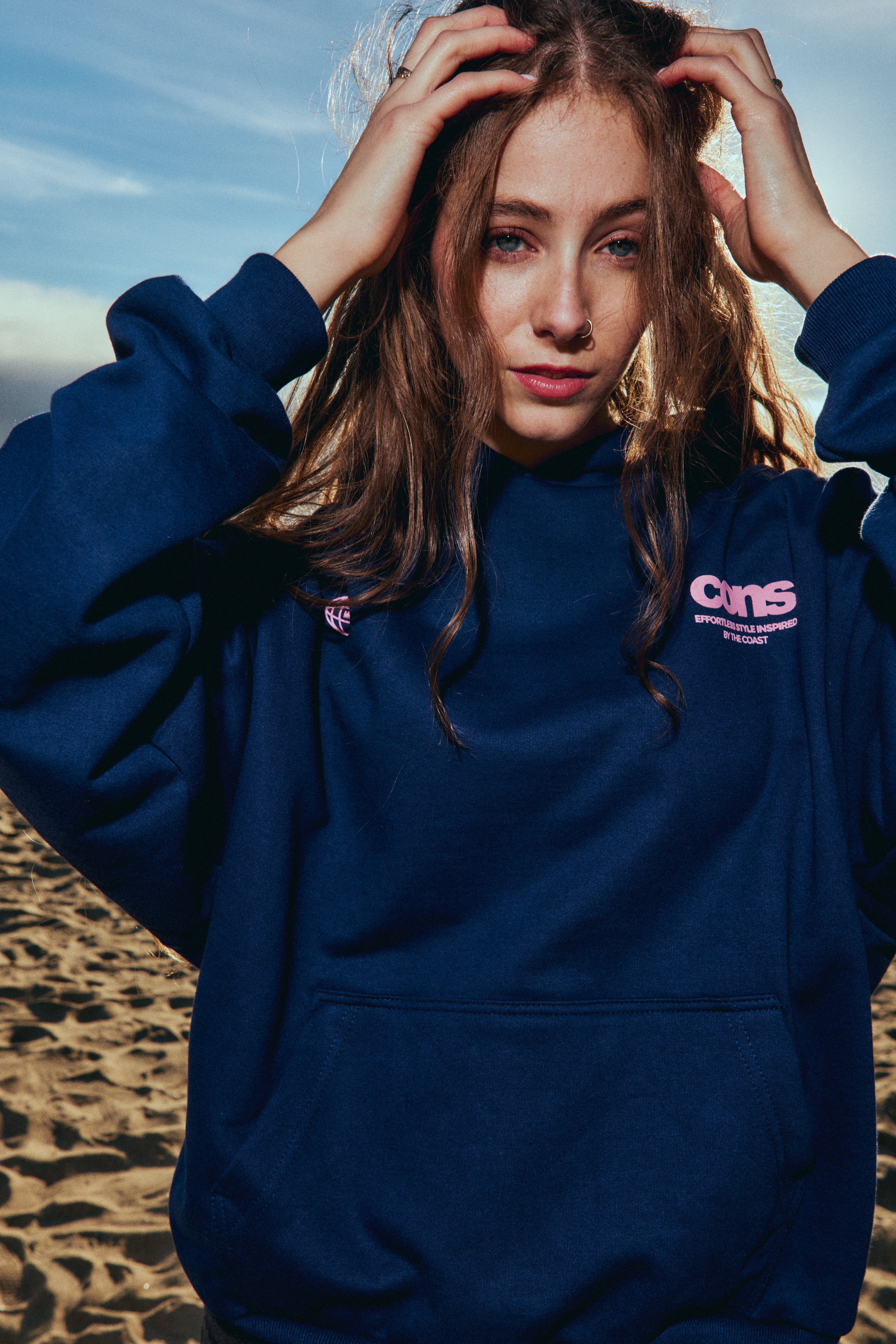 HOODIE CONS COAST BLUE
