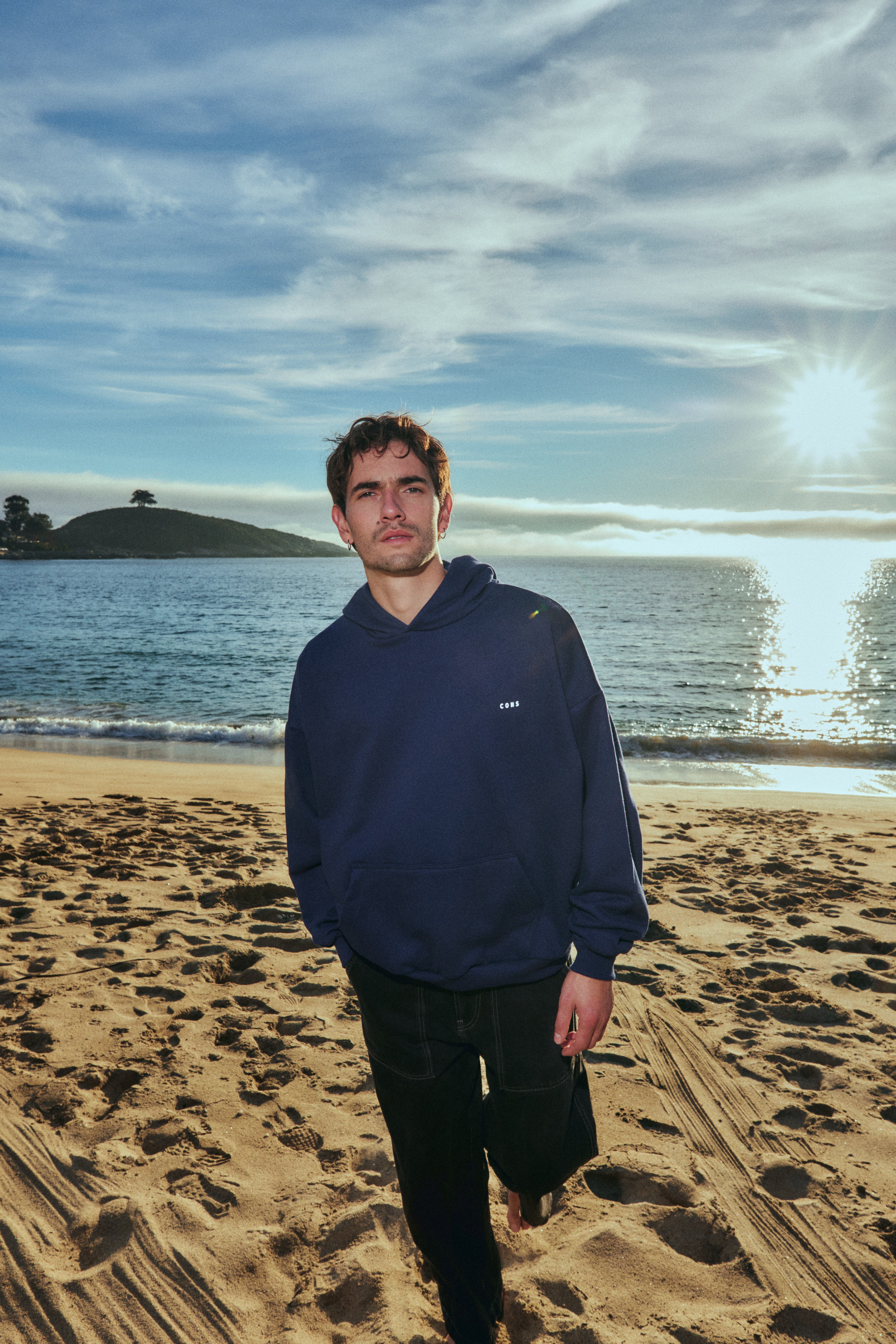 HOODIE OCEAN CALL BLUE