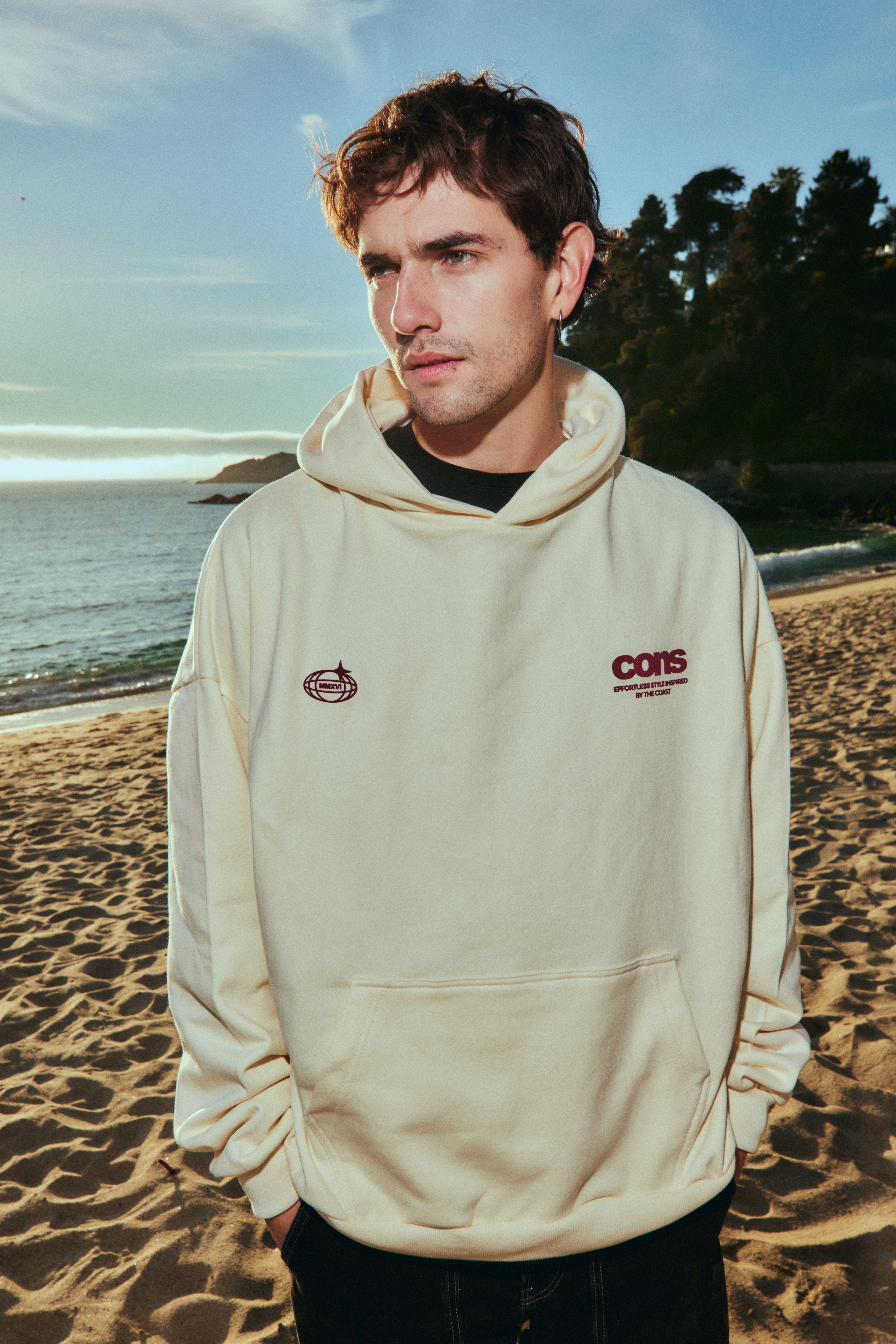 HOODIE CONS COAST CREMA