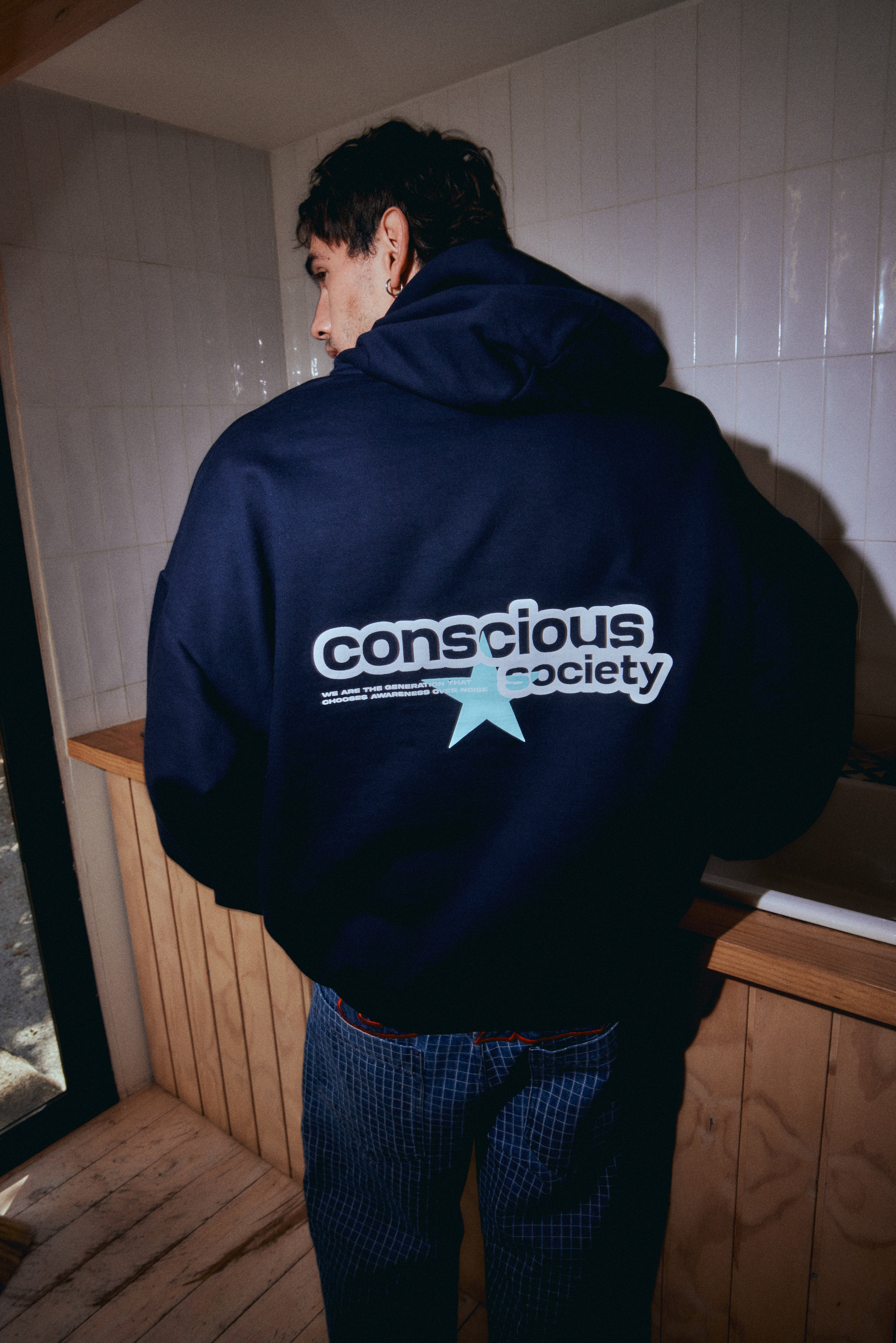 HOODIE SOCIETY DARK BLUE