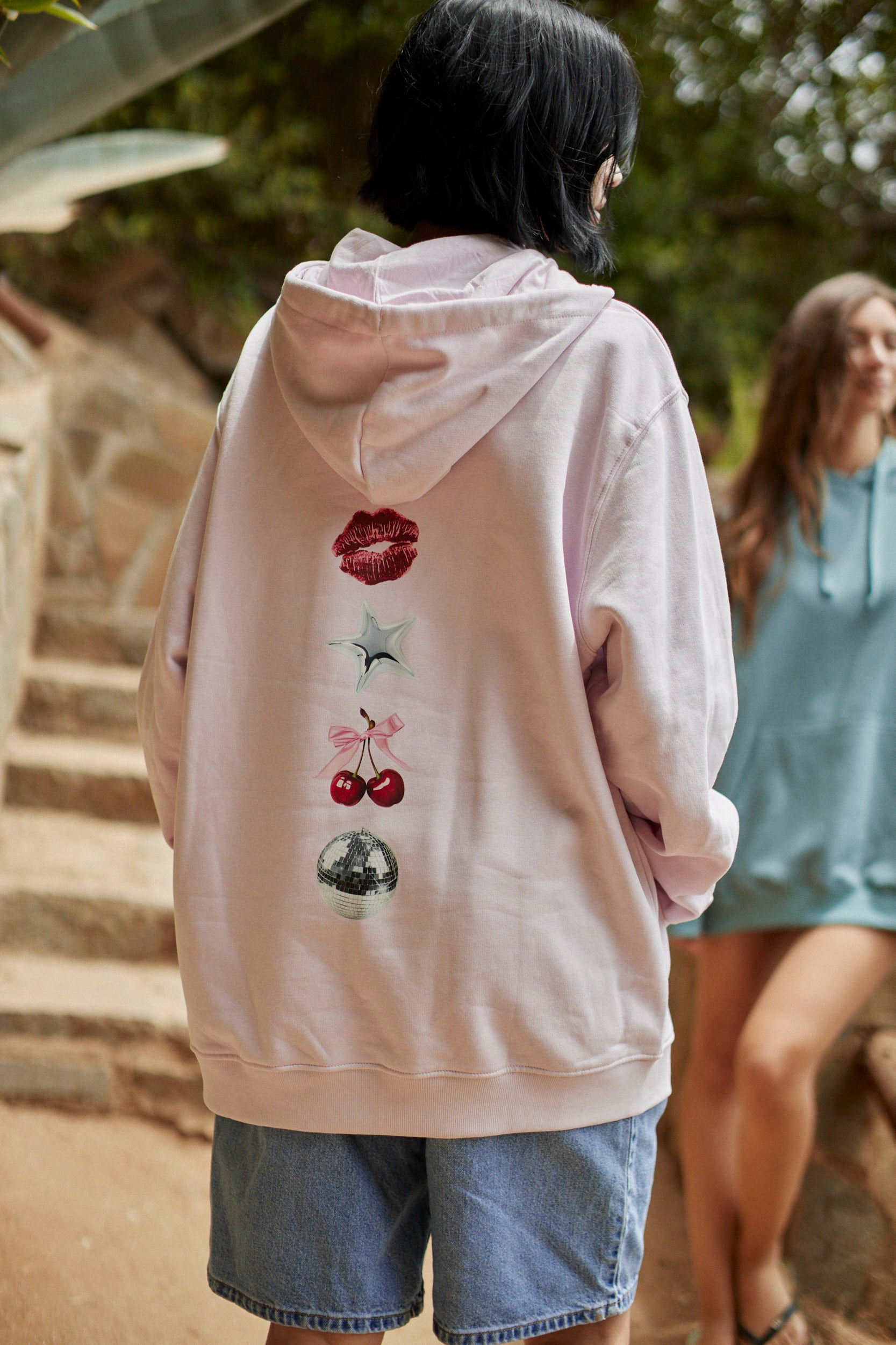 HOODIE DISCO RIBBON