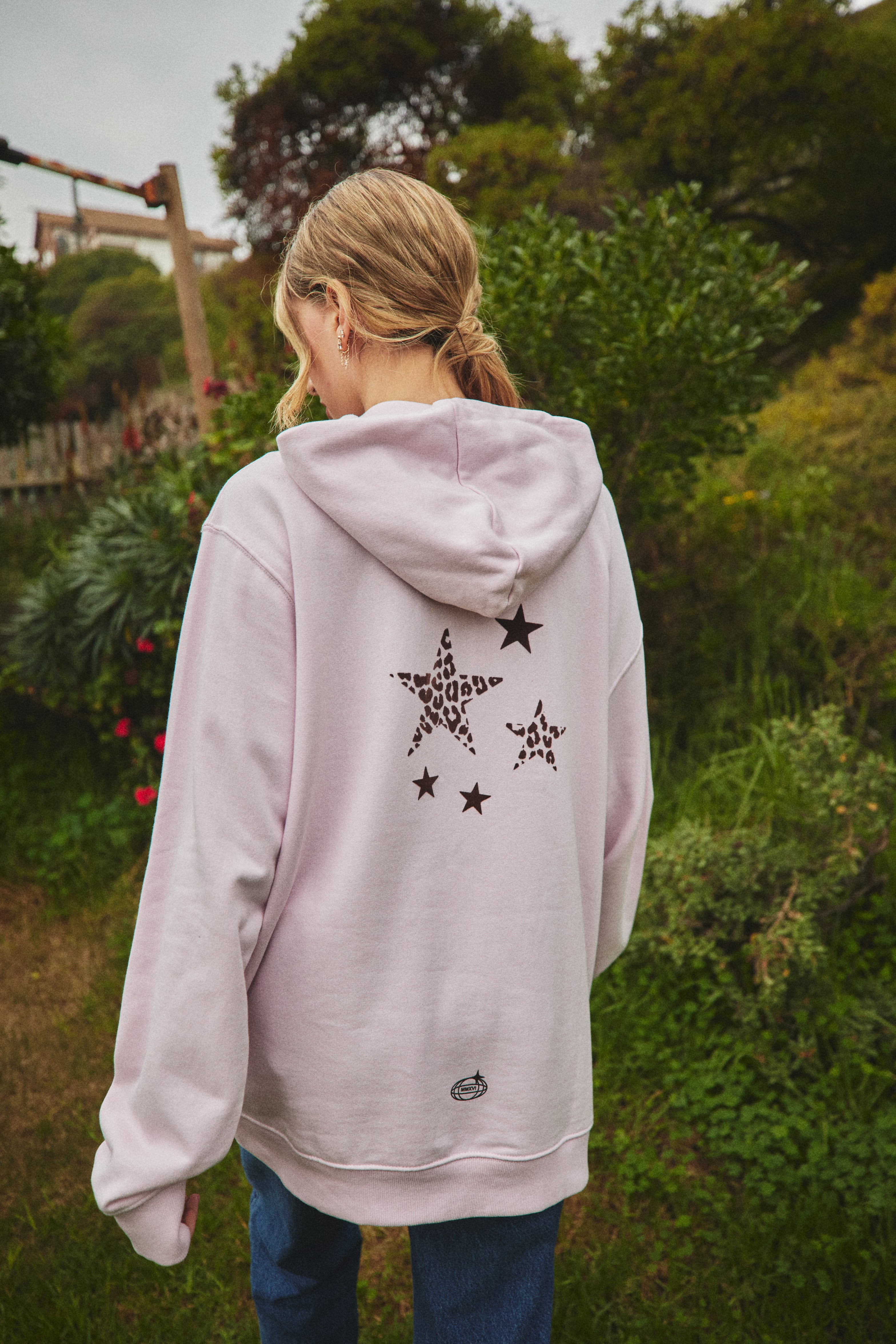 HOODIE MADE OF STARS ROSA