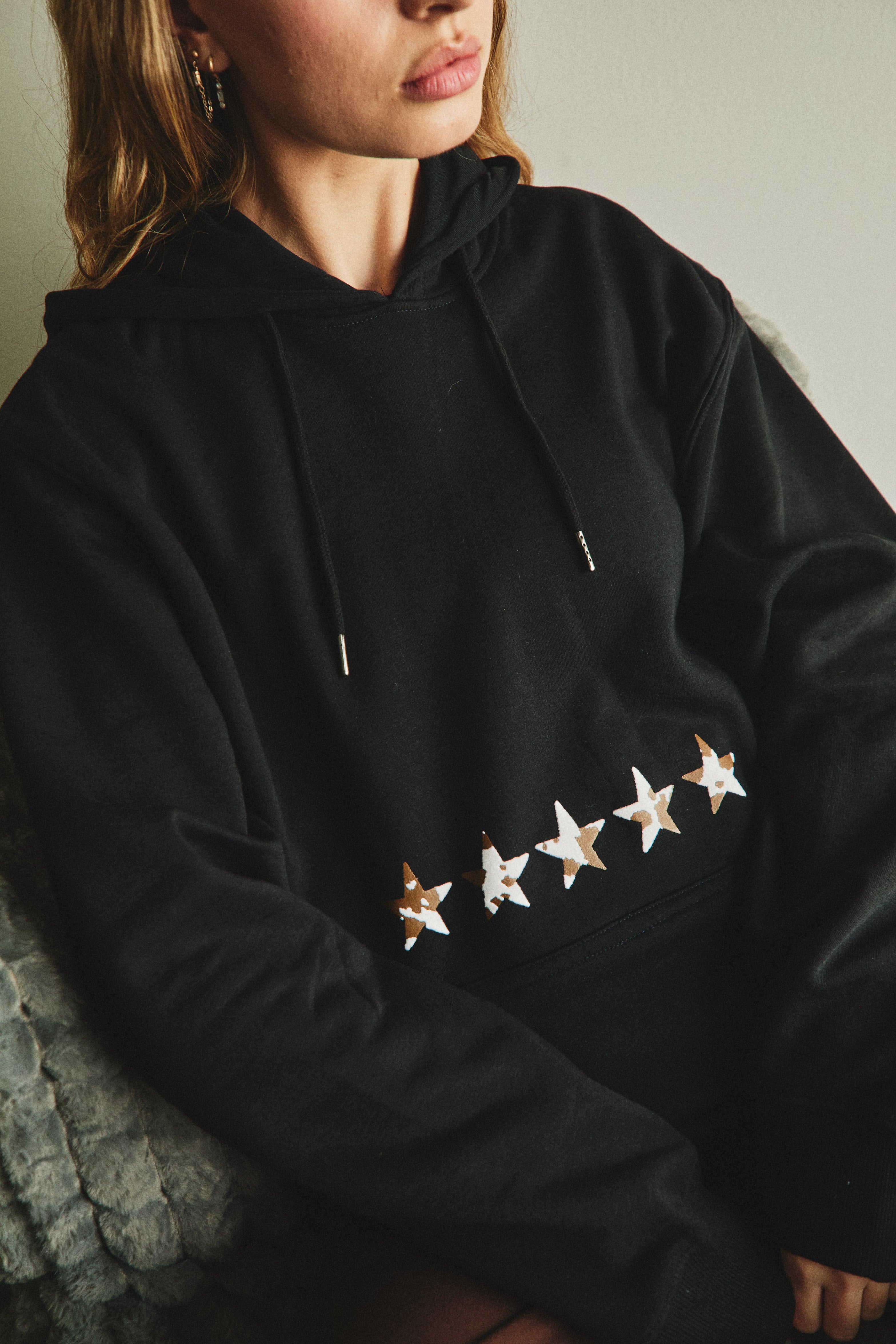 HOODIE FIVE COW STARS