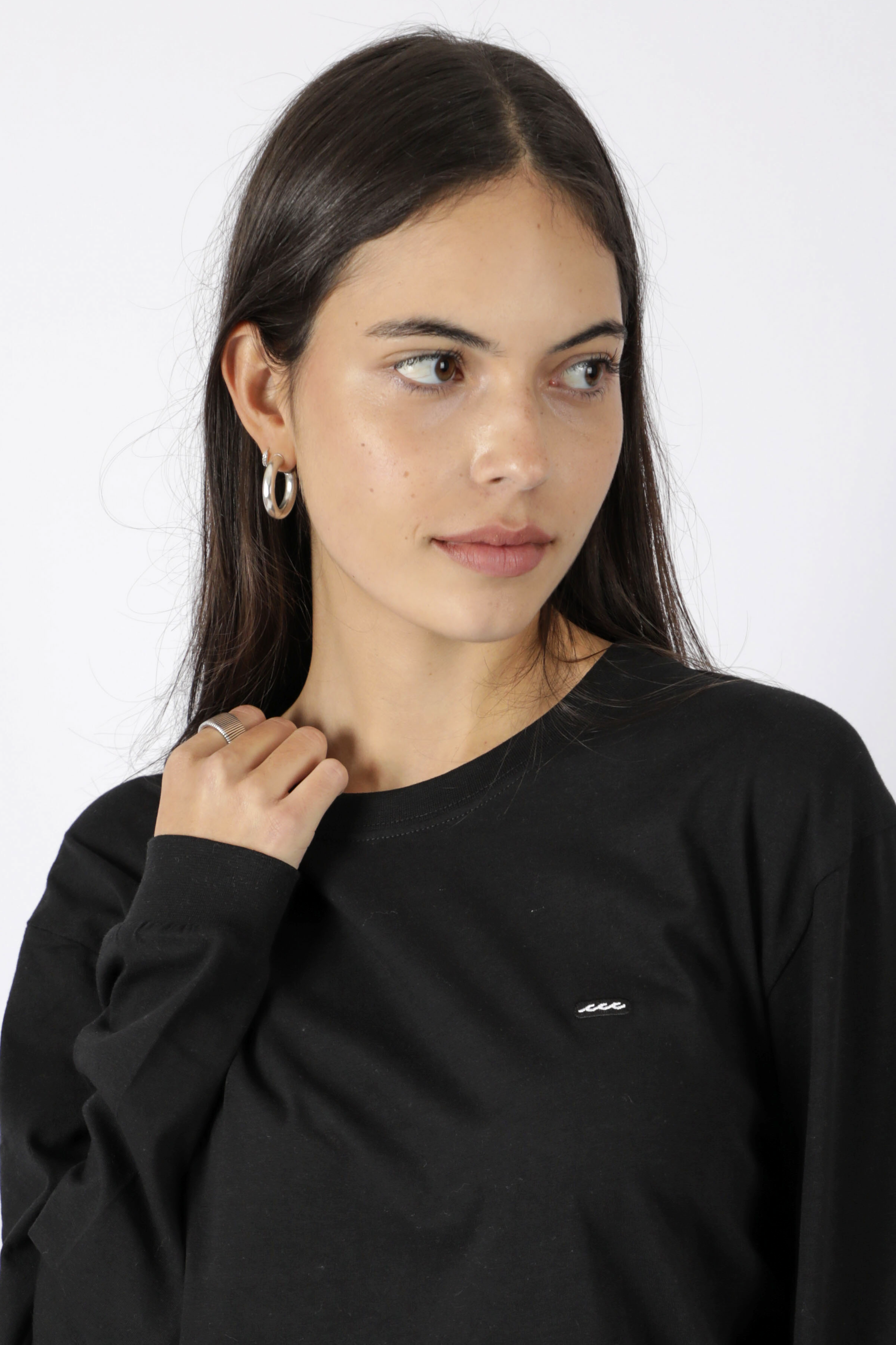 POLERA M/L PATCH BLACK